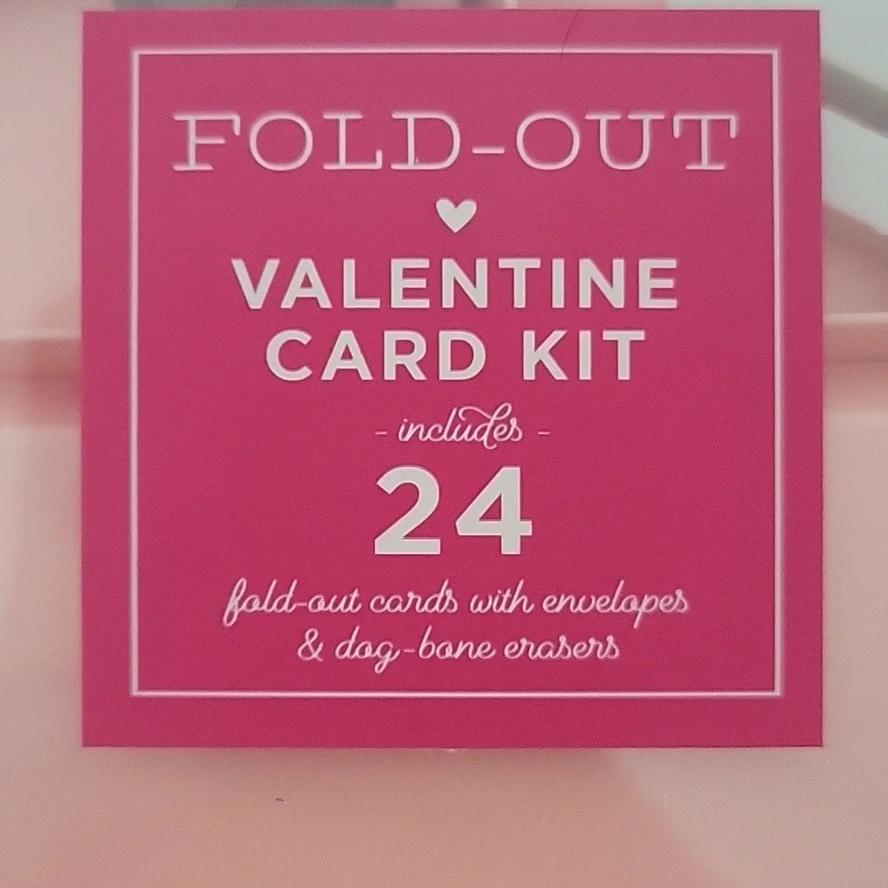 Valentine Card Kit with Dog Design